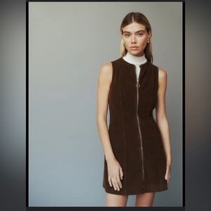 NWOT Reformation Jeans Suzie Corduroy Mini Dress